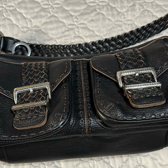 Brighton black purse with braided strap - Picture 3 of 6